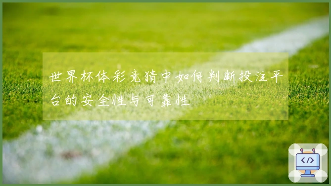 世界杯体彩竞猜中如何判断投注平台的安全性与可靠性